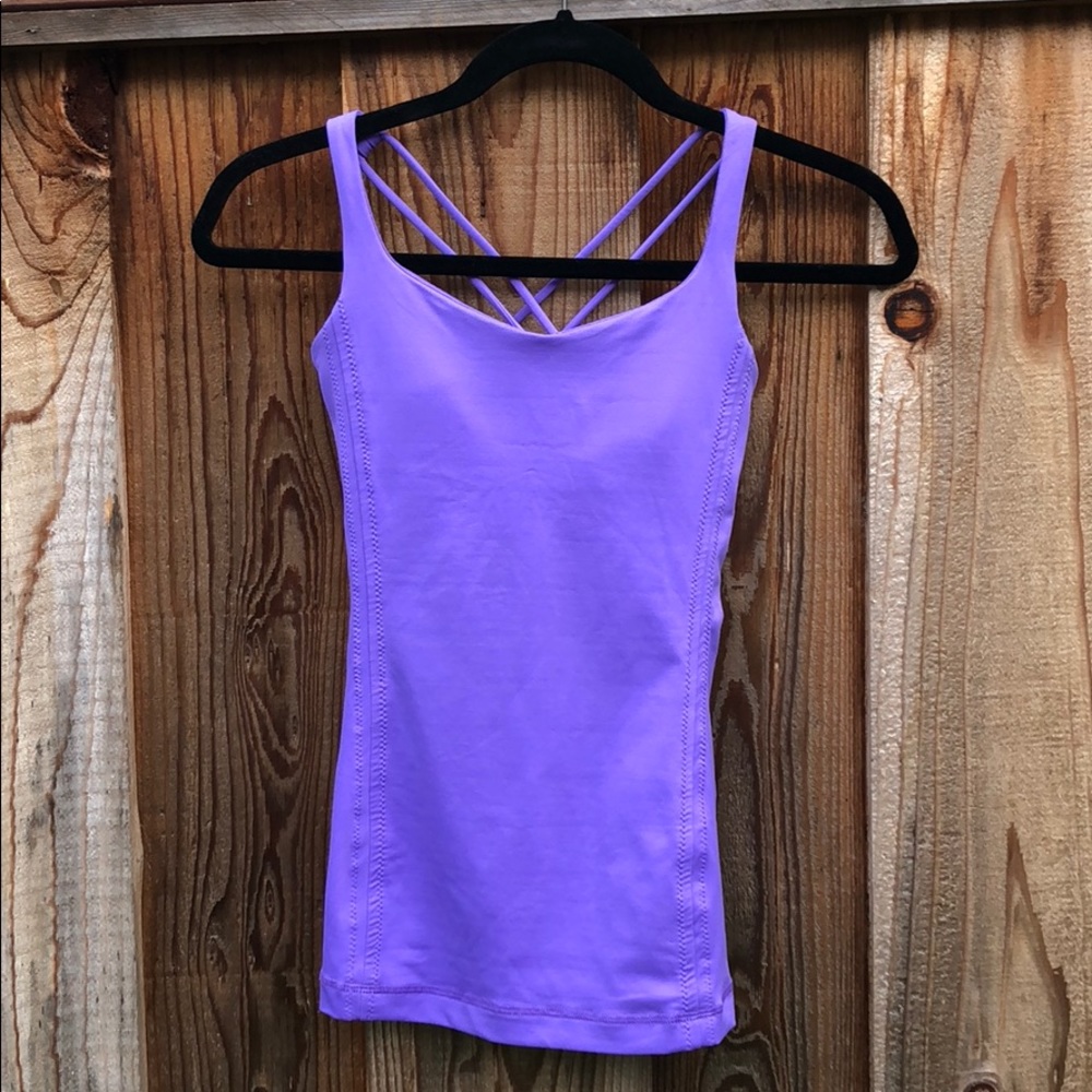 Lululemon purple workout tank